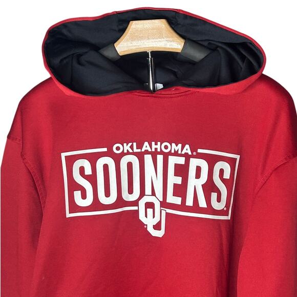Captivating Apparel Oklahoma Sooners OU Pullover Hoodie size men's large - Picture 2 of 5